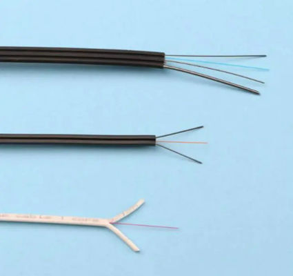 Cables de fibra óptica 1 2 4 núcleo GJYXCH/GJYXFCH cable de baja de acero FTTH para exteriores