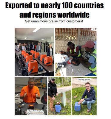 AI-9 Fusion Splicing Fibra Fusion Splicer Máquinas automáticas de soldadura de fibra óptica FTTH