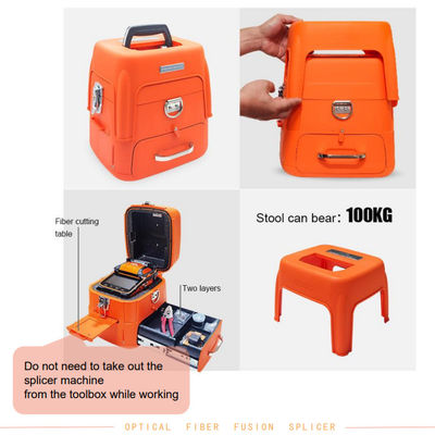 AI-9 Fusion Splicing Fibra Fusion Splicer Máquinas automáticas de soldadura de fibra óptica FTTH