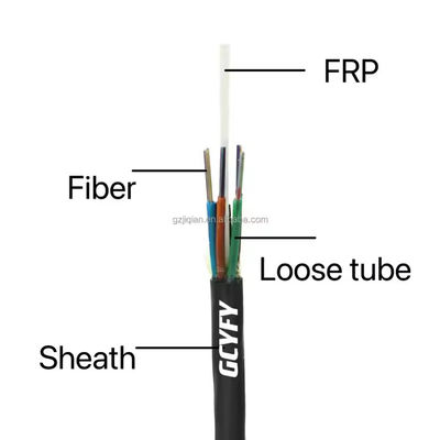 GCYFY Micro cables de fibra óptica de modo único de conducto de explosión de aire 24 48 96 144 Tamaños FTTH