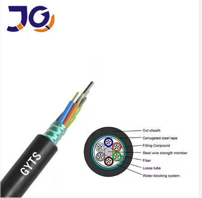 GYTS Cables de fibra óptica acero blindaje PE carcasa directamente enterrada mejor precio