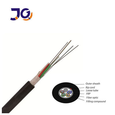 Cable de fibra óptica de tendido exterior GYFTY, monomodo, 24 48 núcleos, cubierta de HDPE