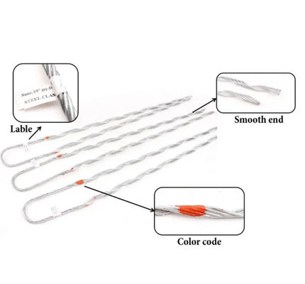 Accesorios para cables ADSS con abrazaderas de tensión preformadas