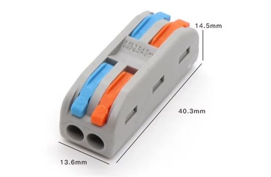 Conector de cableado LED rápido, bloque de terminales 1 entrada - 2 salidas, divisor de cable 2 entradas - 4 salidas, caja de terminales 3 entradas - 6 salidas para exteriores