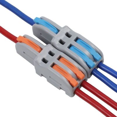 Conector de cableado LED rápido, bloque de terminales 1 entrada - 2 salidas, divisor de cable 2 entradas - 4 salidas, caja de terminales 3 entradas - 6 salidas para exteriores