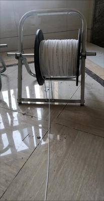 Herramienta de tendido de cable de fibra óptica plegable, cable de bajada, estante, carrete de cable, estante guía de alambre para construcción de monitoreo