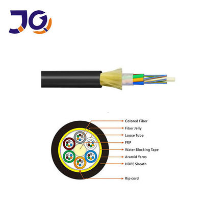 Cable de Fibra Óptica ADSS 24 48 96 Hilos, Tramo 200m, 48 96 144 Núcleos, Chaqueta Simple/Doble, ADSS ASU
