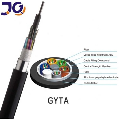 GYTA Cable blindado de fibra óptica 2-144 Tubo suelto de núcleo para antena/ducto