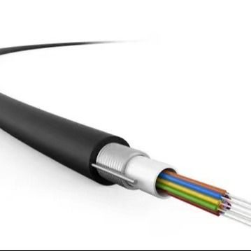 Cable de fibra óptica monomodo blindado GYXTW con cubierta de HDPE para uso aéreo y en conductos