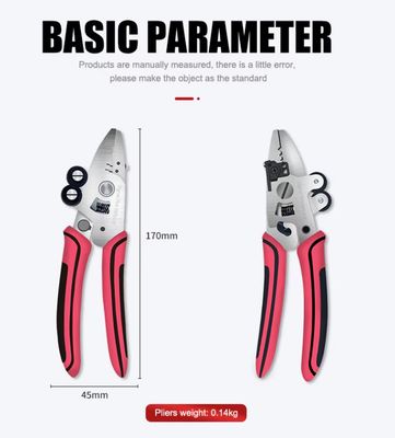 9 en 1 de fibra óptica stripper de fibra óptica pinzas de fibra óptica stripper de cable óptico