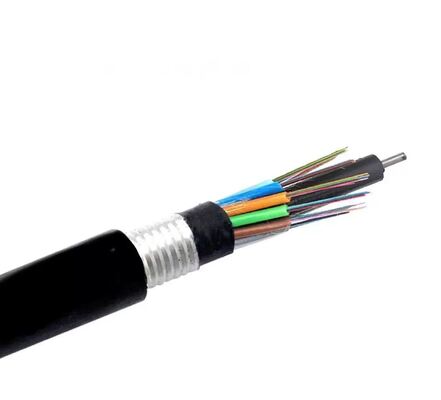 Cable de fibra óptica de doble cubierta SM/MM subterráneo UG de 48 núcleos GYFTY53