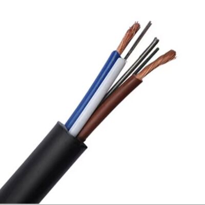 Cable de fibra óptica para exteriores OPLC de 2 hilos de cobre, 4 núcleos, tipo YOFC, cable compuesto