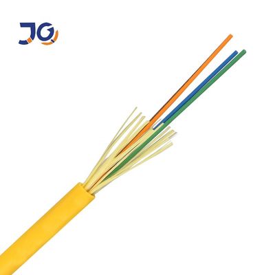 Cable de fribra óptica tensado del almacenador intermediario de la envoltura OD6.5mm del PVC
