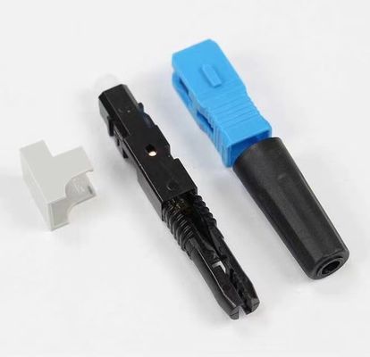 Conector rápido de la fibra óptica del solo modo del SC de FTTX UPC