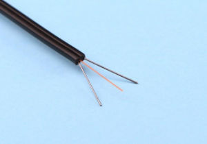 Cable de descenso de la fibra óptica del solo modo LSZH GJXH FTTX FTTB FTTH