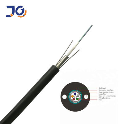 Cable de fibra óptica acorazado de 4 bases de Unitube G652D