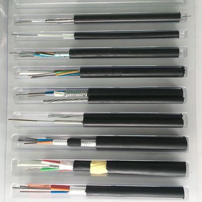 Cable de fribra óptica del conducto de la envoltura del solo modo 2-288cores PE