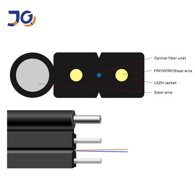 2 cable de fibra óptica al aire libre de la base GJYXCH GJYXFCH FTTH