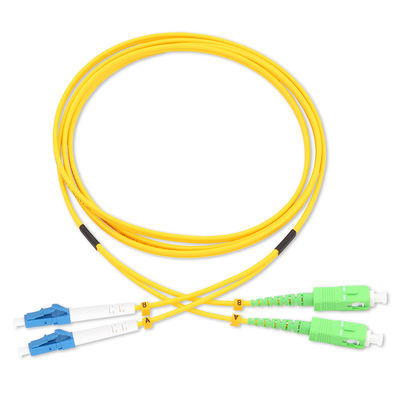 Cordón de remiendo de la fibra óptica del simplex 3.0m m del solo modo de SC/UPC