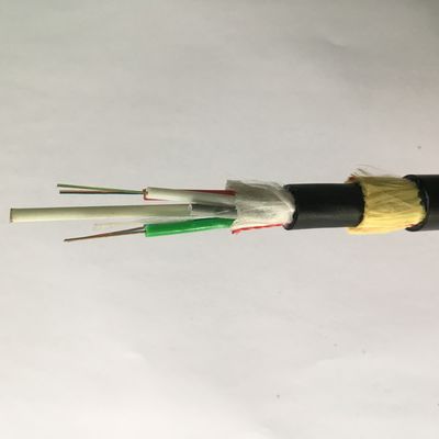 12 cable de fribra óptica autosuficiente de la base G657A1 G652D ADSS