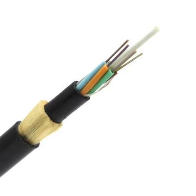 ISO 9001 24 bases todo el cable de fribra óptica autosuficiente dieléctrico