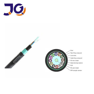 GYFTY53 Cables blindados para exteriores de doble envoltura de fibra óptica de resistencia no metálica