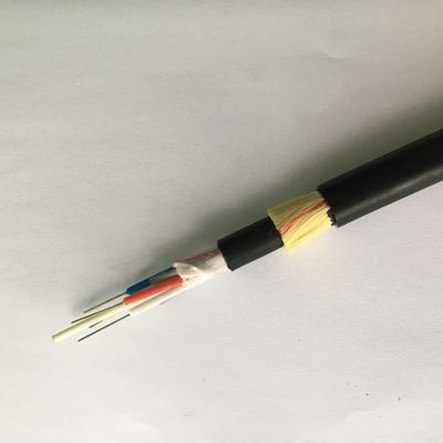 Cable de fribra óptica no metálico de la chaqueta ADSS 12 Hilos ADSS de la FCC solo