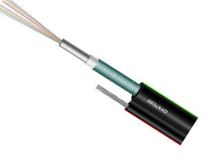 Cable de descenso de la fibra de Ftth cable óptico de la fibra interior al aire libre del solo modo de 2/4/6/8 bases