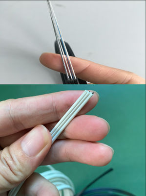 2 cable de fibra óptica al aire libre de la base GJYXCH GJYXFCH FTTH