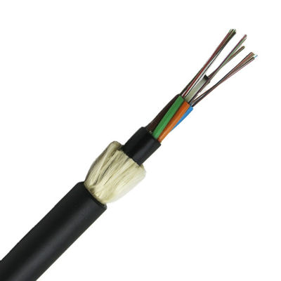 144 cable de fribra óptica de la chaqueta ADSS de la base los 3km G652D PE