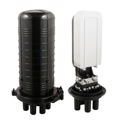 IP68 plástico 1 en 4 fuera de cierre del empalme de la fibra óptica de la bóveda