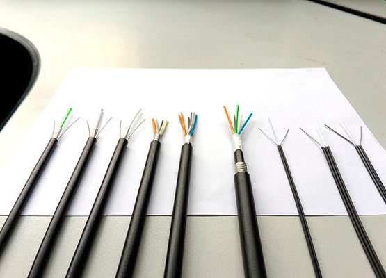 Cable de fribra óptica aéreo de la base del palmo el 100m ADSS 24