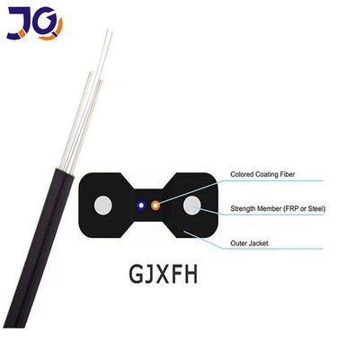 G657A1 A2 1 quitan el corazón al cable de descenso interior de la fibra óptica de FTTH GJXH GJXFH