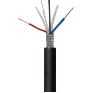 Cable de fibra óptica OPLC híbrido de 4 núcleos con cables de cobre