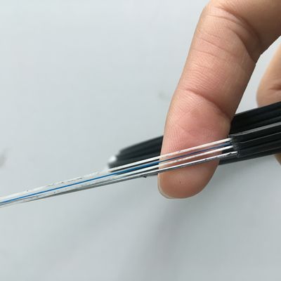 El alambre de acero FTTH cae el cable GJYXFCH 1 2 4 fibra de la base G.657A