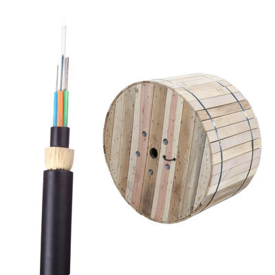 Cable de fribra óptica de la base ADSS de la base 96 de ROHS 48 para los gastos indirectos autosuficientes