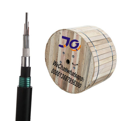 GYTA53 Cable de fibra óptica 48 96 núcleo de aluminio blindado conducto de enterramiento directo