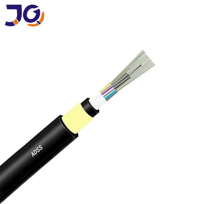 cable de fribra óptica de arriba de la chaqueta ADSS de la longitud AT/HDPE de los 2km