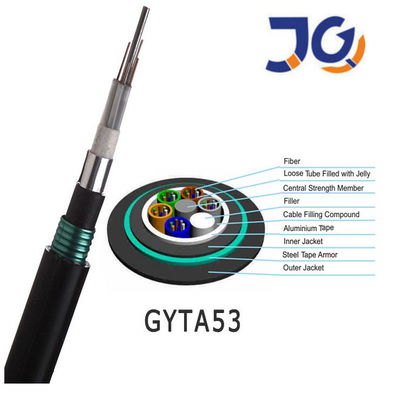 SDOC GYTS53 fuera del cable de fribra óptica subterráneo de G652D