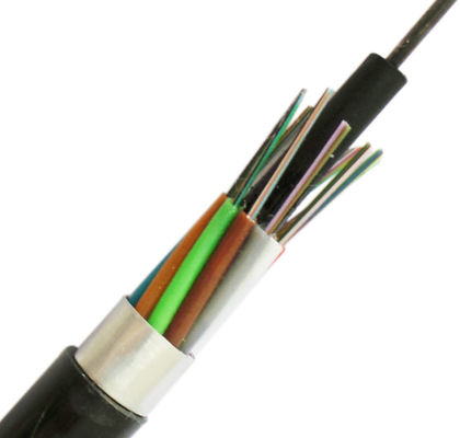 Cable de fribra óptica al aire libre subterráneo GYTA de 12 conductores