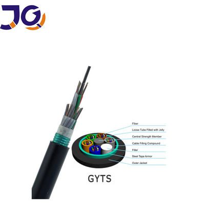 Solo cable fibroóptico acorazado GYTA GYTS del modo G652D