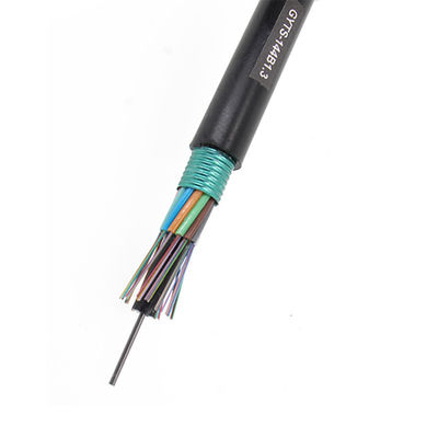 modo G652D GYTS acorazado del cable de fribra óptica al aire libre de 144 bases solo