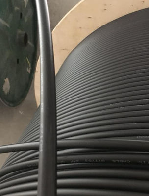 Cable de fribra óptica al aire libre de la base del solo modo G652D 2 del conducto GYFXTY