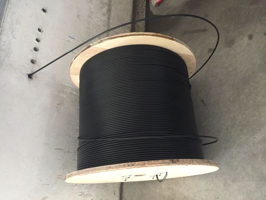Cable de fribra óptica al aire libre de la base del solo modo G652D 2 del conducto GYFXTY