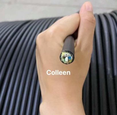 Cable de fibra óptica ADSS de chaqueta única 80m 100m 120m de largo