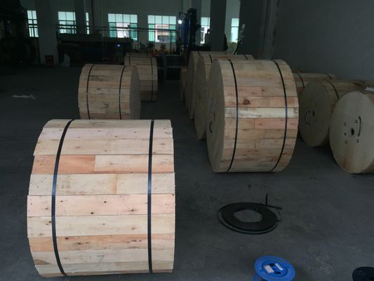 Cable de fribra óptica al aire libre acorazado GYTA del solo modo de 6 bases del ISO