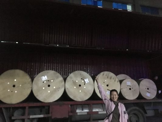 El cable de fribra óptica al aire libre de 36 bases trenzó la cinta de acero GYTA acorazado del tubo flojo