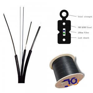 Cable de descenso de la fibra óptica de G652D G657A LSZH FTTH 1 base 2 4