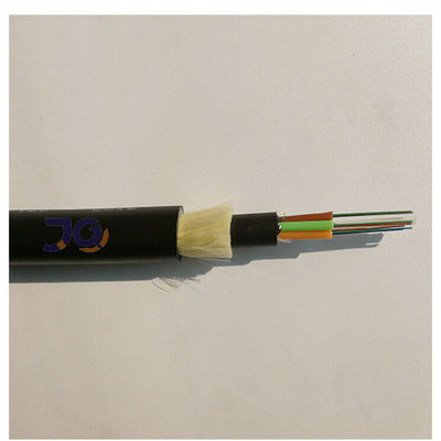 Cable de fribra óptica negro modificado para requisitos particulares de G652D FRP ADSS