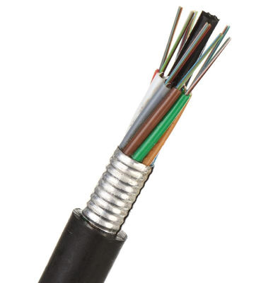 Venta caliente de fibra óptica 144 288 núcleos para exteriores blindados Subterráneos impermeables Cables de fibra óptica GYTA 1km 2kmPrecio